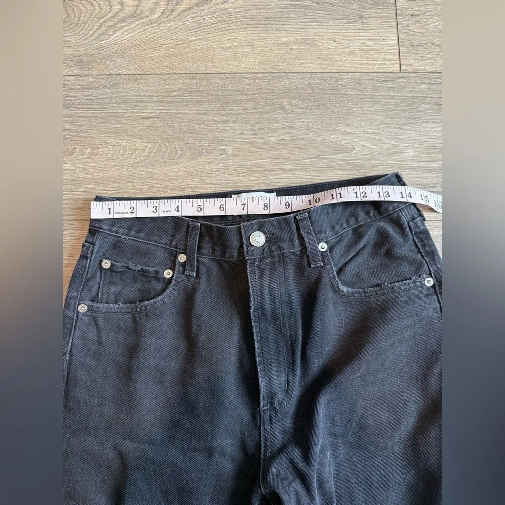 ADOLDE Cherie High Rise Straight Jean in Black 27 - Picture 6 of 12